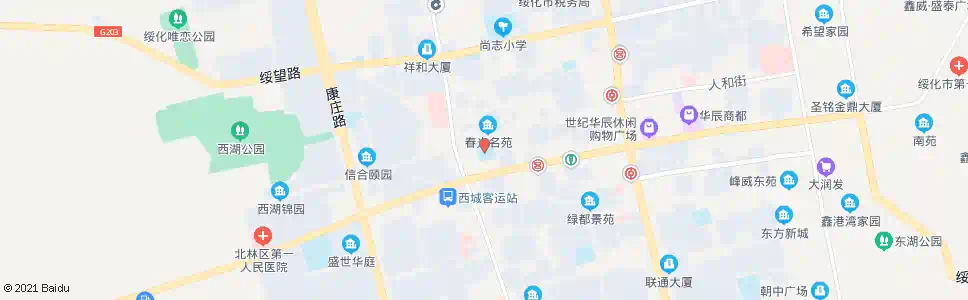 绥化靖宇小学_公交站地图_绥化公交_妙搜公交查询2025