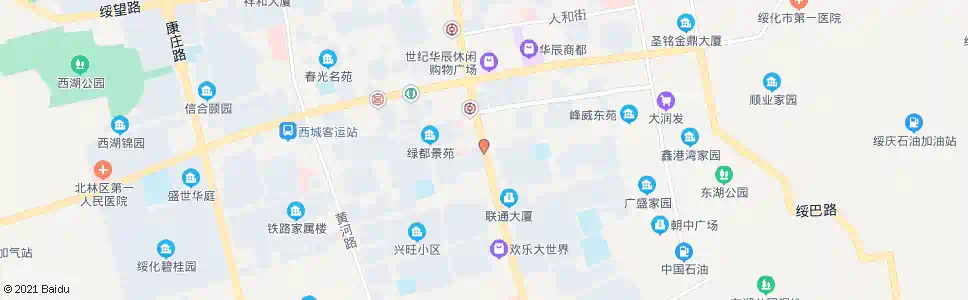 绥化二院_公交站地图_绥化公交_妙搜公交查询2025