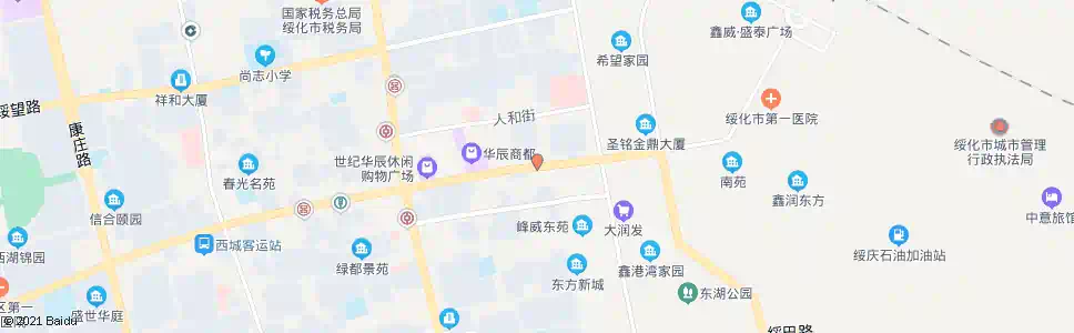 绥化新华书店_公交站地图_绥化公交_妙搜公交查询2025