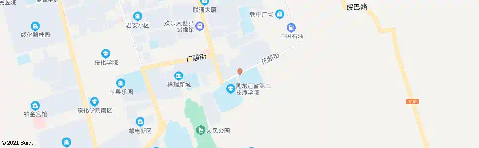 绥化九中_公交站地图_绥化公交_妙搜公交查询2025