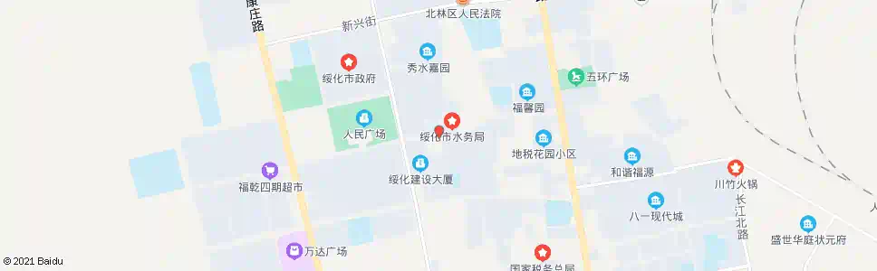 绥化福利家园_公交站地图_绥化公交_妙搜公交查询2025