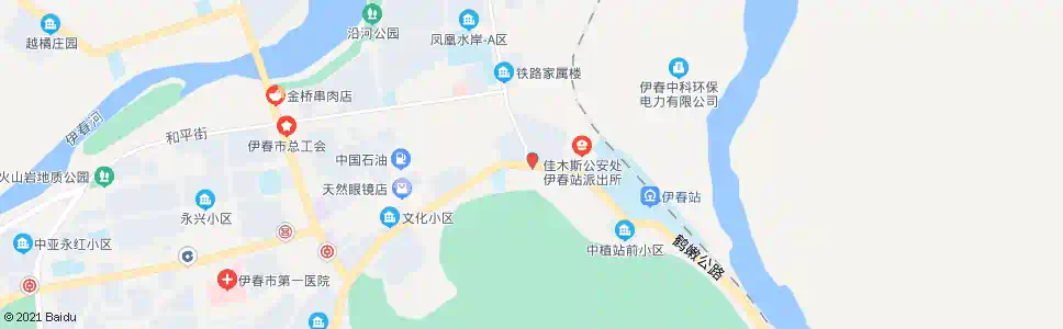 伊春七中_公交站地图_伊春公交_妙搜公交查询2025