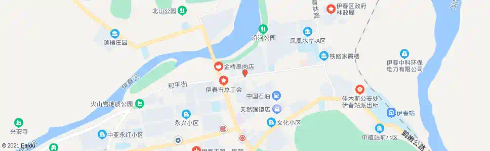 伊春中心街_公交站地图_伊春公交_妙搜公交查询2025