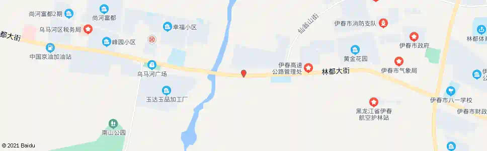 伊春桥东_公交站地图_伊春公交_妙搜公交查询2025