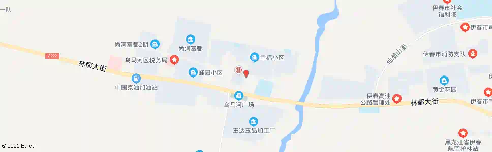 伊春康乐药店_公交站地图_伊春公交_妙搜公交查询2025