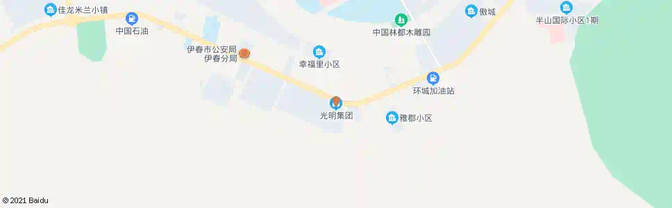 伊春光明一厂_公交站地图_伊春公交_妙搜公交查询2025
