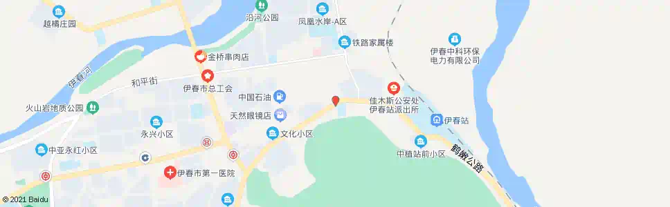 伊春铁林小学_公交站地图_伊春公交_妙搜公交查询2025