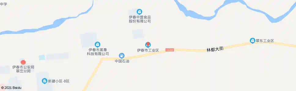 伊春工业区(园)_公交站地图_伊春公交_妙搜公交查询2025