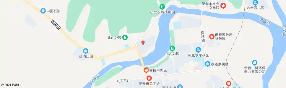 伊春党校_公交站地图_伊春公交_妙搜公交查询2025