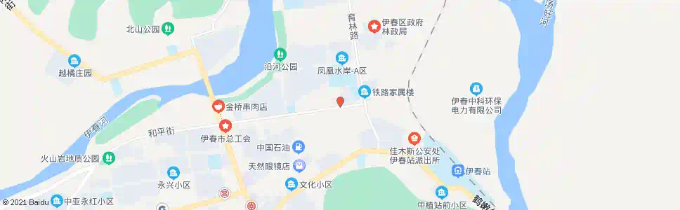 伊春明园小区_公交站地图_伊春公交_妙搜公交查询2025