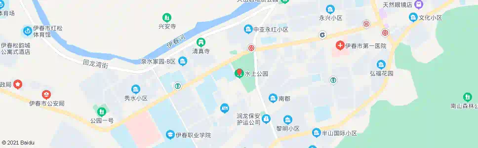 伊春水上公园_公交站地图_伊春公交_妙搜公交查询2025