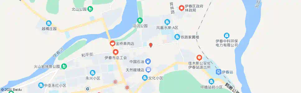 伊春老政府_公交站地图_伊春公交_妙搜公交查询2025