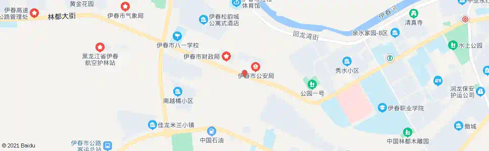 伊春行政中心_公交站地图_伊春公交_妙搜公交查询2025