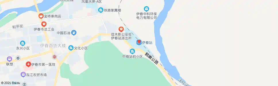 伊春富春园_公交站地图_伊春公交_妙搜公交查询2025