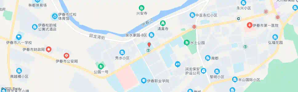 伊春第八中学_公交站地图_伊春公交_妙搜公交查询2025
