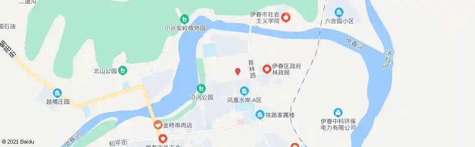 伊春加工厂医院_公交站地图_伊春公交_妙搜公交查询2025