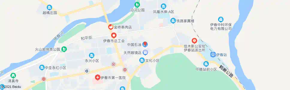 伊春加油站_公交站地图_伊春公交_妙搜公交查询2025