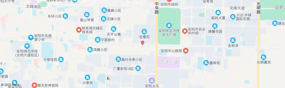 安阳安惠苑南门_公交站地图_安阳公交_妙搜公交查询2025