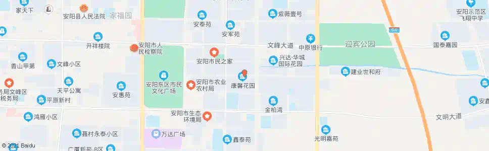 安阳康馨花园_公交站地图_安阳公交_妙搜公交查询2025