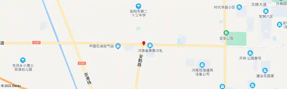 安阳申家岗_公交站地图_安阳公交_妙搜公交查询2025