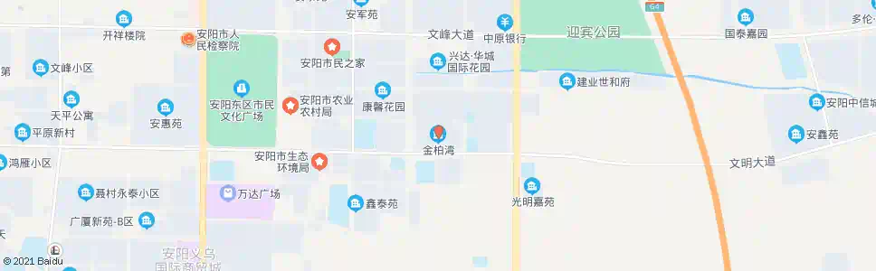 安阳金柏湾_公交站地图_安阳公交_妙搜公交查询2025