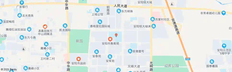 安阳正一中学_公交站地图_安阳公交_妙搜公交查询2025