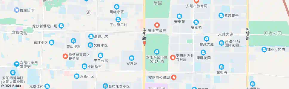 安阳中华路文峰大道路口_公交站地图_安阳公交_妙搜公交查询2025