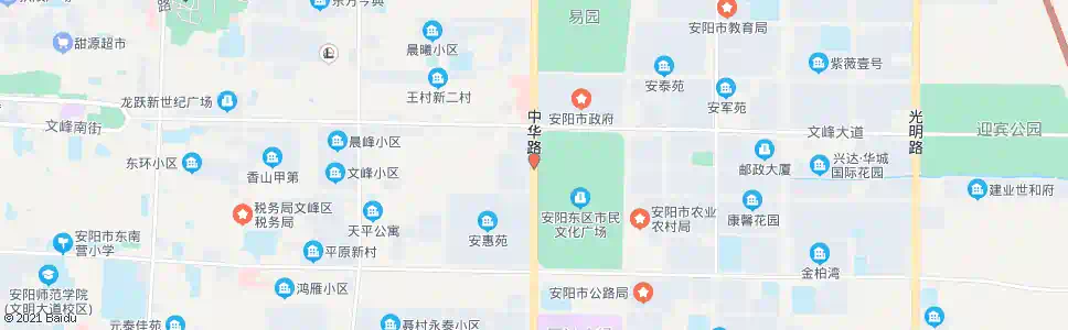 安阳文峰大道中华路口_公交站地图_安阳公交_妙搜公交查询2025
