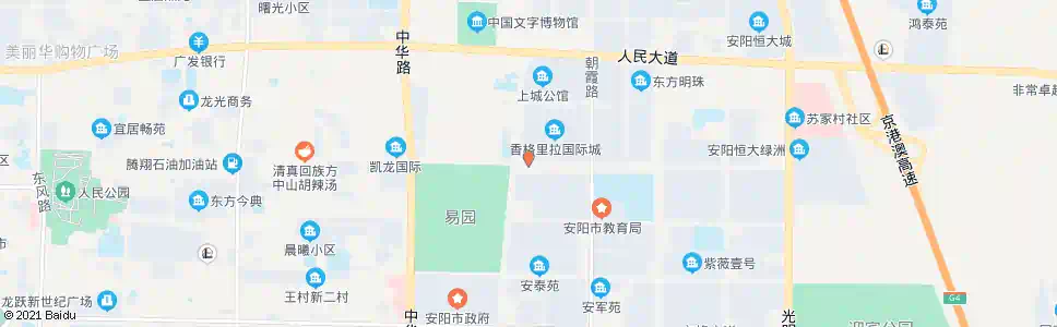 安阳易园东_公交站地图_安阳公交_妙搜公交查询2025