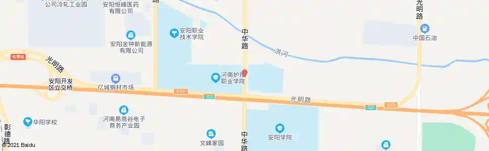 安阳中医药学院_公交站地图_安阳公交_妙搜公交查询2025