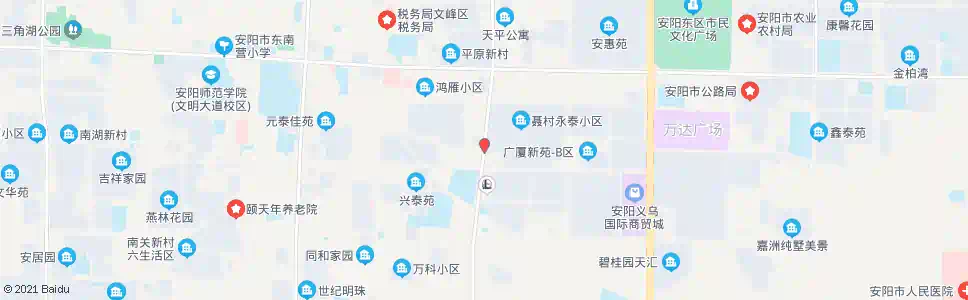 安阳平原路德隆街口_公交站地图_安阳公交_妙搜公交查询2025