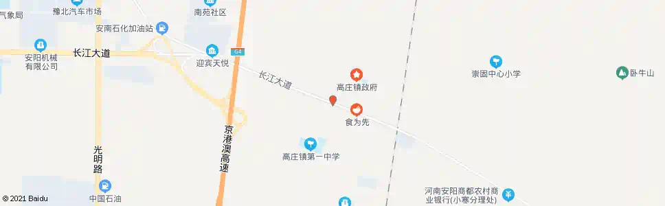 安阳高庄西站_公交站地图_安阳公交_妙搜公交查询2025