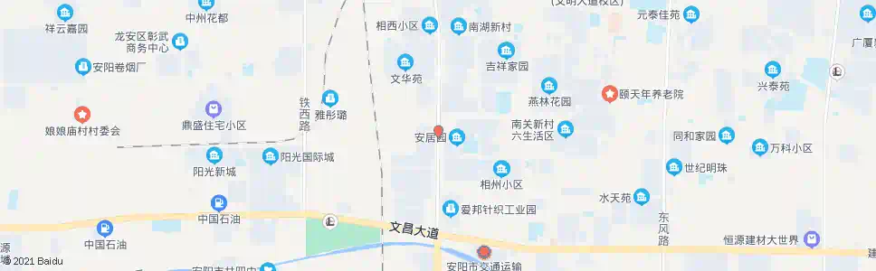安阳安居园_公交站地图_安阳公交_妙搜公交查询2025