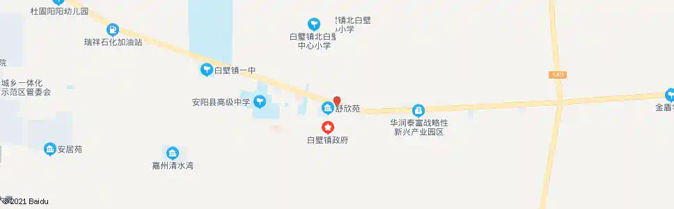 安阳白壁镇政府_公交站地图_安阳公交_妙搜公交查询2025