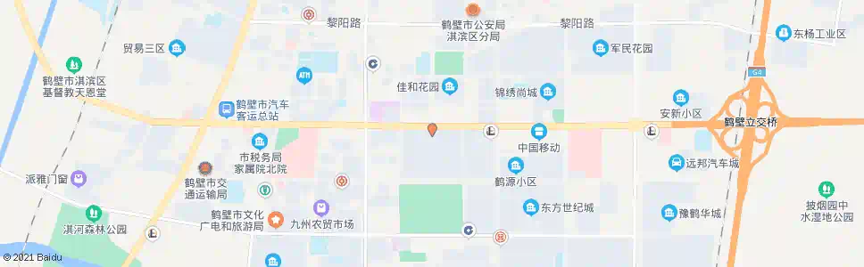 鹤壁市政府北门_公交站地图_鹤壁公交_妙搜公交查询2025