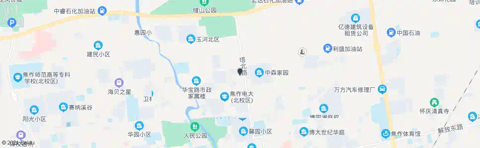 焦作缝山针_公交站地图_焦作公交_妙搜公交查询2025