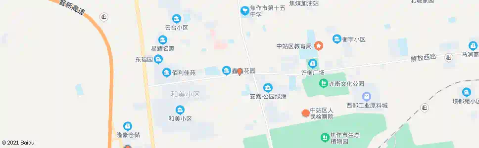焦作鑫鑫家园_公交站地图_焦作公交_妙搜公交查询2025