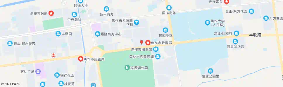 焦作龙源湖小区北_公交站地图_焦作公交_妙搜公交查询2025