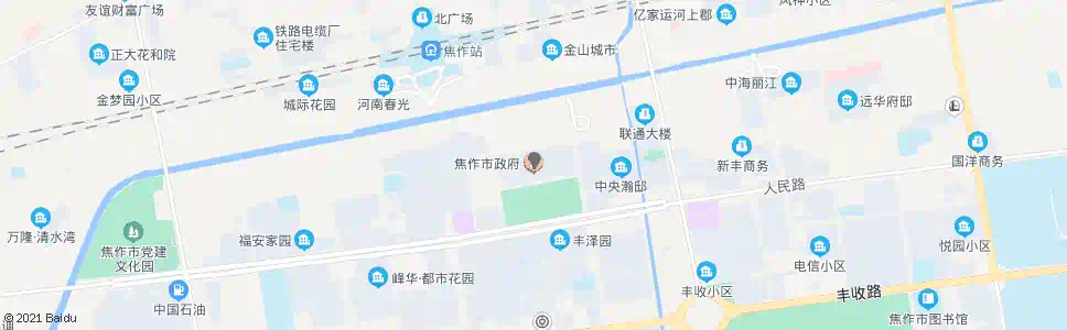 焦作市政府小区_公交站地图_焦作公交_妙搜公交查询2025