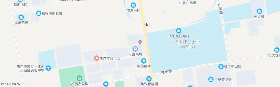 焦作万鑫商城_公交站地图_焦作公交_妙搜公交查询2025
