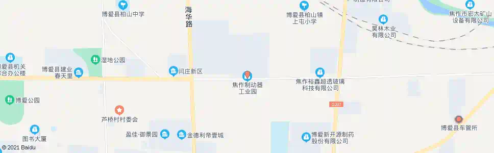 焦作制动器北厂_公交站地图_焦作公交_妙搜公交查询2025