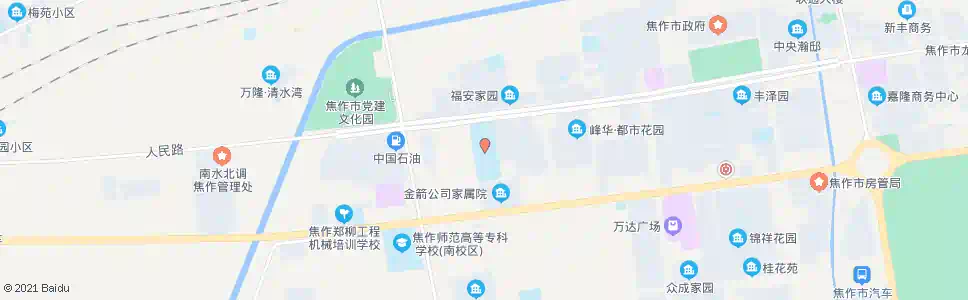 焦作人民中学_公交站地图_焦作公交_妙搜公交查询2025