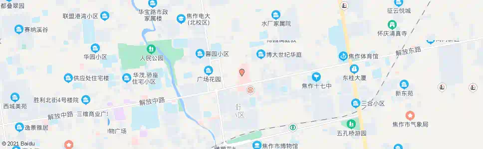 焦作人民医院_公交站地图_焦作公交_妙搜公交查询2025