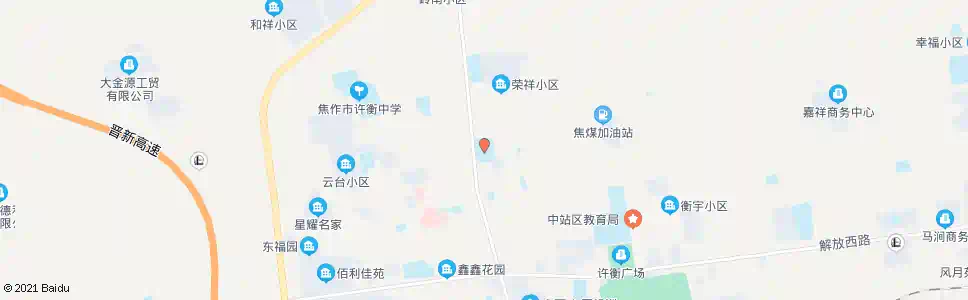 焦作第十五中学_公交站地图_焦作公交_妙搜公交查询2025