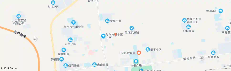 焦作日新公司_公交站地图_焦作公交_妙搜公交查询2025