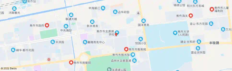 焦作龙源湖学校_公交站地图_焦作公交_妙搜公交查询2025