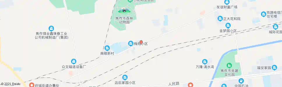 焦作朱村矿工人村东口_公交站地图_焦作公交_妙搜公交查询2025