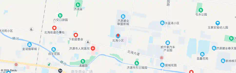 济源北海小区_公交站地图_济源公交_妙搜公交查询2025