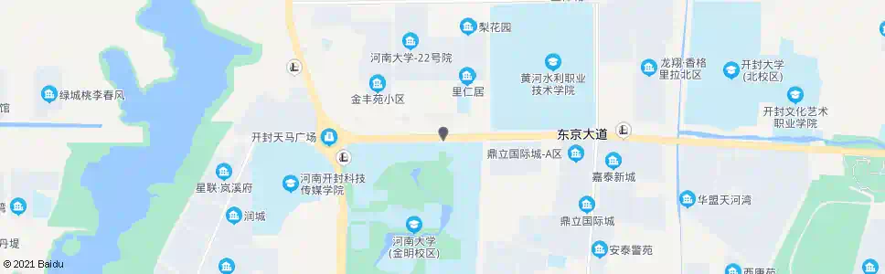 开封河南大学新校区北门_公交站地图_开封公交_妙搜公交查询2025