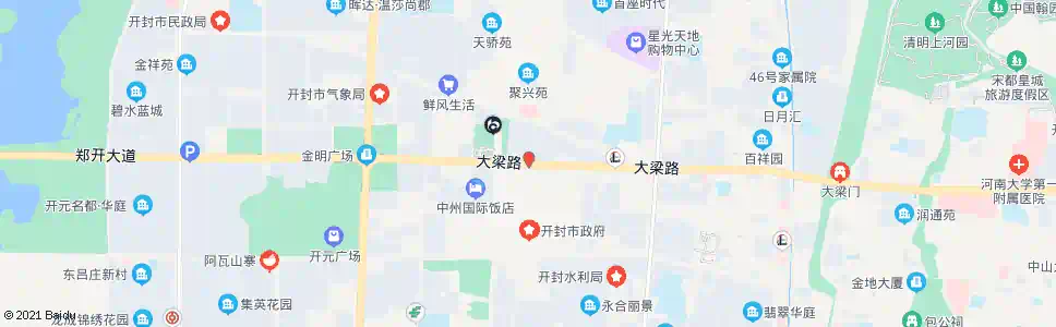 开封开封大学老校区_公交站地图_开封公交_妙搜公交查询2025